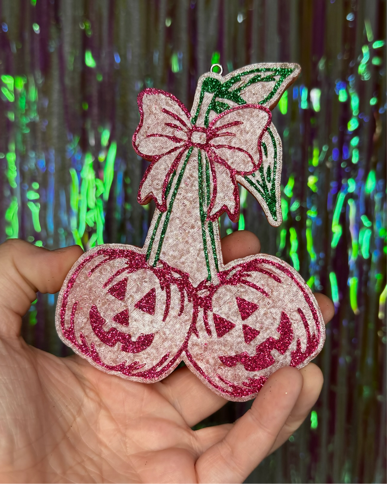 .Pumpkin Cherries - Hot Pink