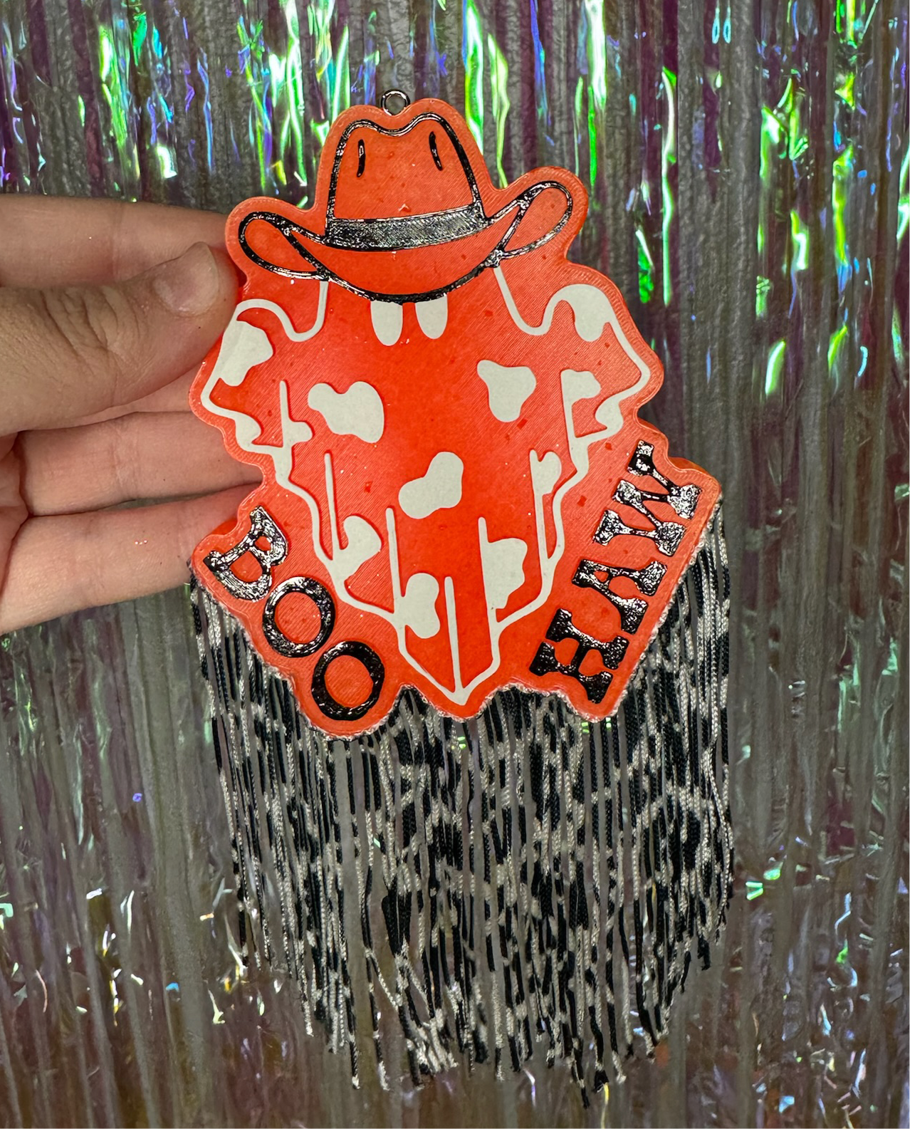 .Boo Haw - Orange with Fringe