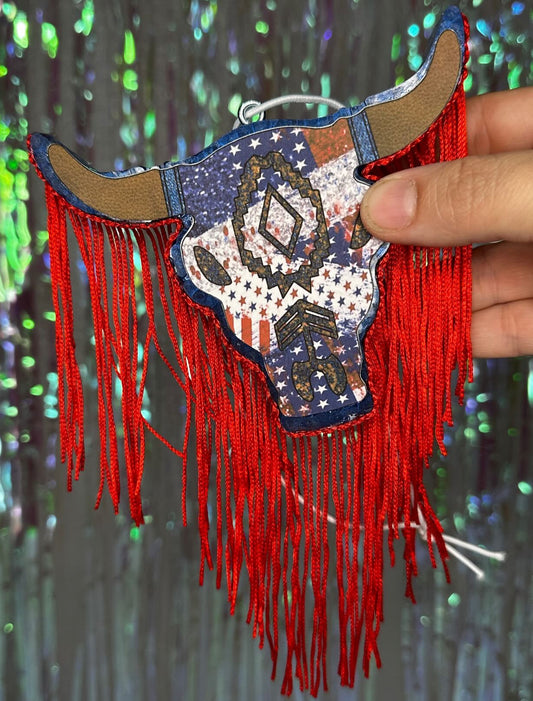 USA Bull with fringe